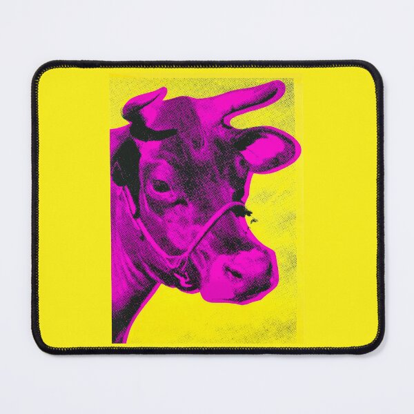 Item preview, Pop Art - Cow Yellow Pink designed and sold by ArtPlus+.