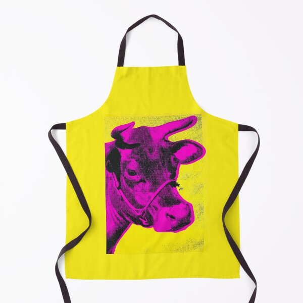 Item preview, Pop Art - Cow Yellow Pink designed and sold by ArtPlus+.
