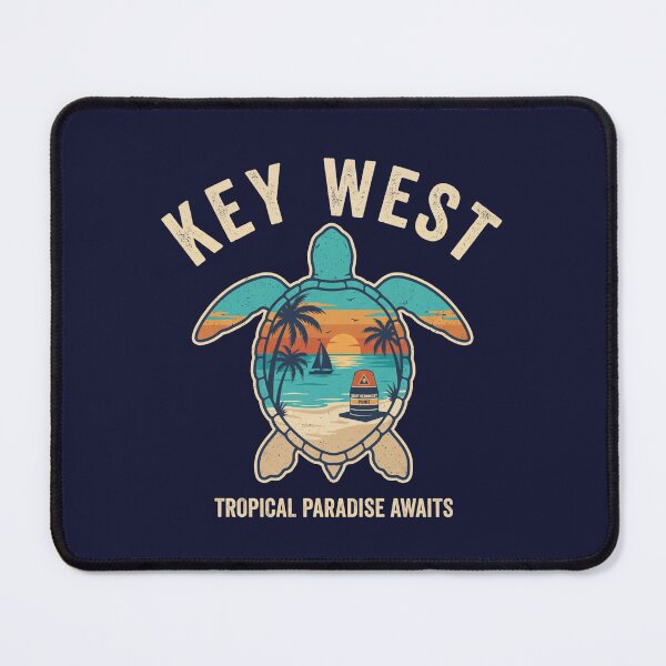 Item preview, Key West Sea Turtle Shirt Tropical Paradise Florida Sunset Beach Vintage Coastal designed and sold by Milasneeze.