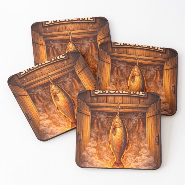 Item preview, Smoke Me – Funny Smoked Fish BBQ Design designed and sold by Karszul.