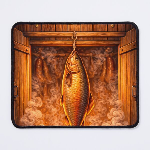 Item preview, Smoke Me – Funny Smoked Fish BBQ Design designed and sold by Karszul.