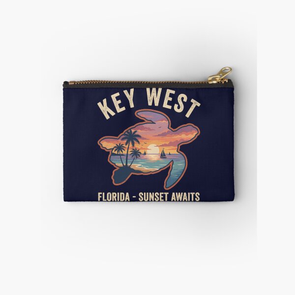 Item preview, Key West Sea Turtle Tropical Paradise Florida Sunset Beach Vintage Coastal designed and sold by Milasneeze.