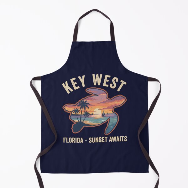 Item preview, Key West Sea Turtle Tropical Paradise Florida Sunset Beach Vintage Coastal designed and sold by Milasneeze.