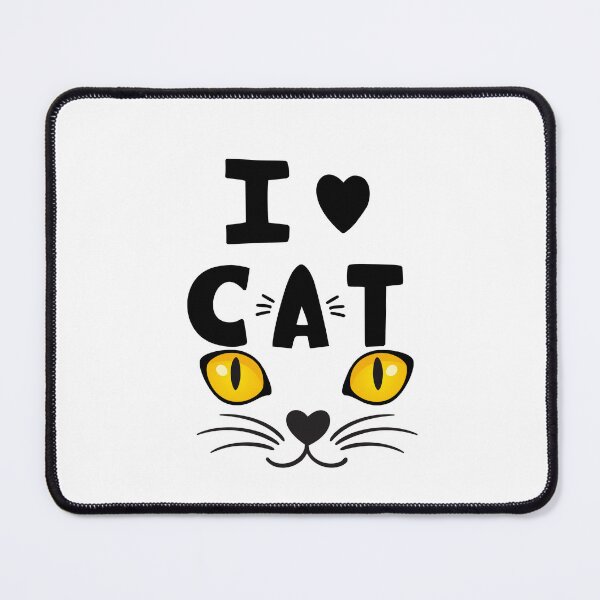 Item preview, Minimal Black Cat Eyes Cute Face  designed and sold by AchraffPrint.