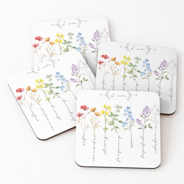 Item preview, Spring Flowers "I Am" Chakra Affirmations designed and sold by @ne Affirmation Healing.