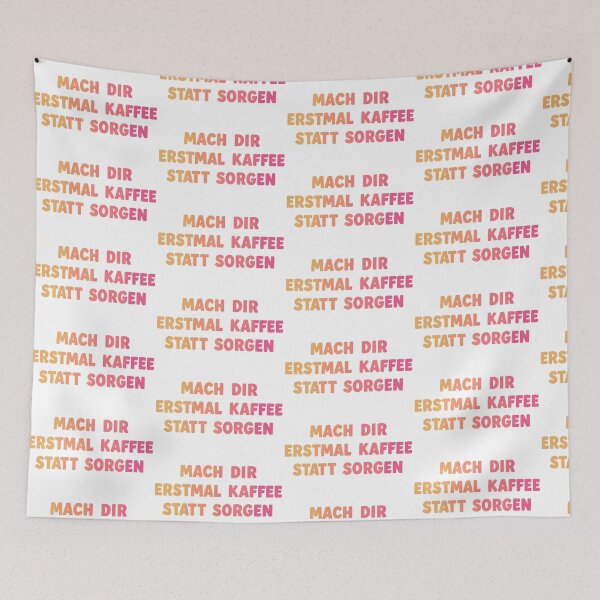 Item preview, Make yourself a coffee first, instead of worrying. designed and sold by klebtgut.