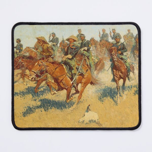 Item preview, On the Southern Plains Frederic Remington - Western Vintage Style Cavalry Charge Design for Cowboy Art Lovers designed and sold by RickE.