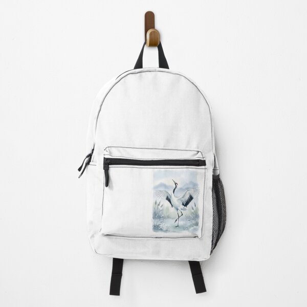 Item preview, Red-crowned Crane - Japanese Bird of Peace Winter designed and sold by RubisLeaf.
