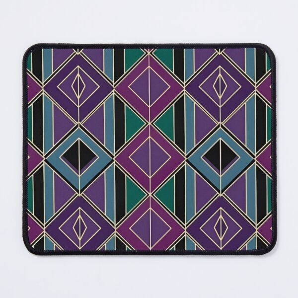 Item preview, Pink & Teal Deco Diamonds – Retro Geometry designed and sold by Good Vibes .