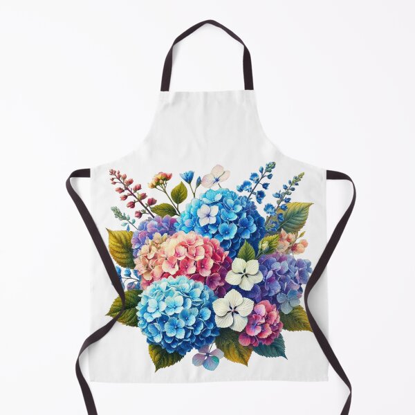 Item preview, Multicolored Hydrangea Hortensia Flowers Shapes Mania designed and sold by Shapes-Mania.