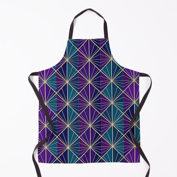 Item preview, Blue & Purple Spark Deco – Elegant Line Pattern designed and sold by Good Vibes .