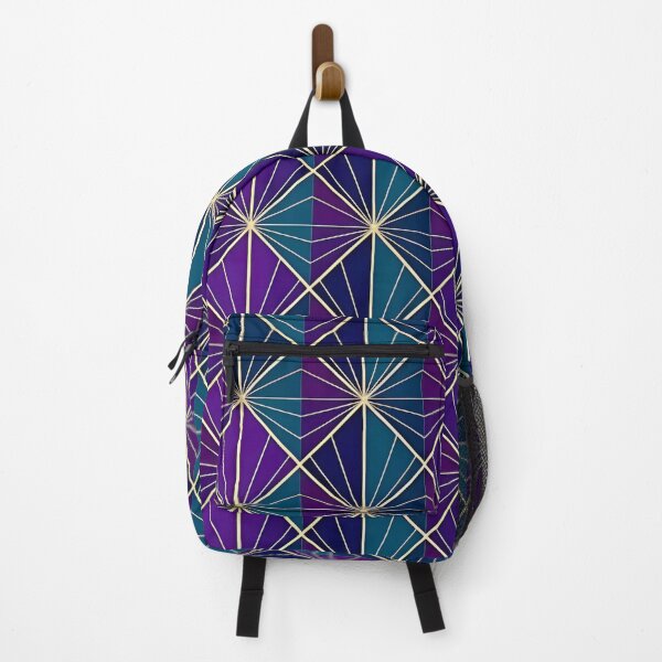 Item preview, Blue & Purple Spark Deco – Elegant Line Pattern designed and sold by Good Vibes .