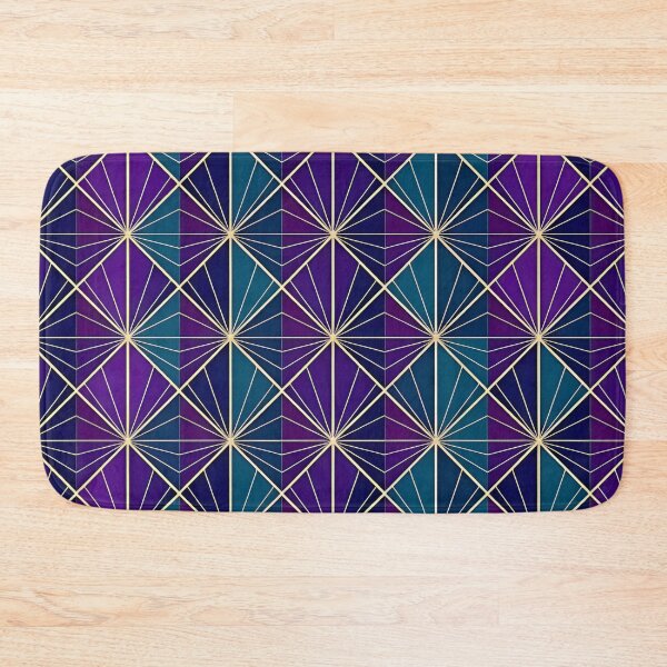 Item preview, Blue & Purple Spark Deco – Elegant Line Pattern designed and sold by Good Vibes .
