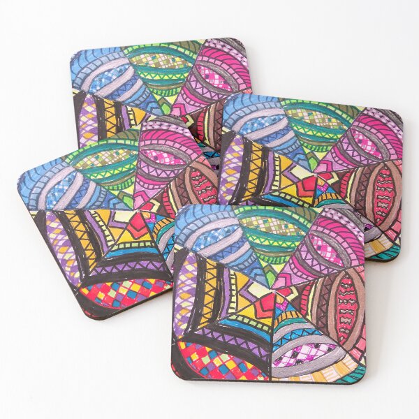 Item preview, Rainbow Doodle "Quilt" designed and sold by DancingCreek.
