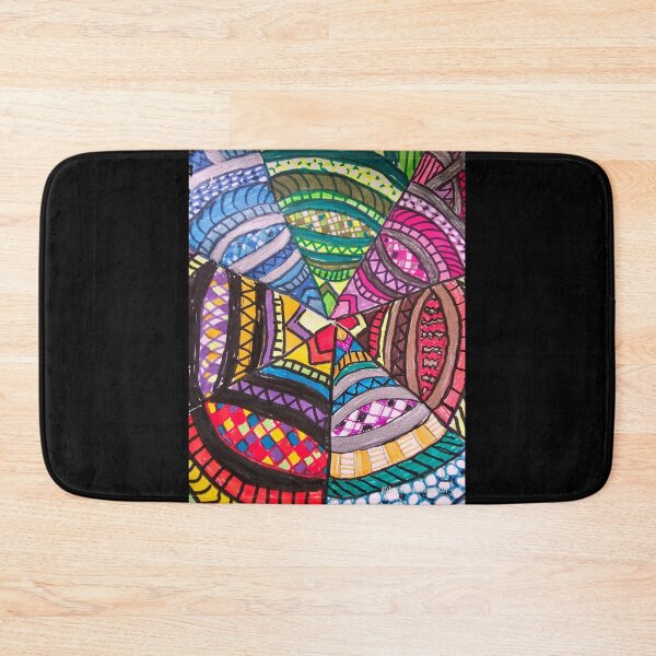 Item preview, Rainbow Doodle "Quilt" designed and sold by DancingCreek.