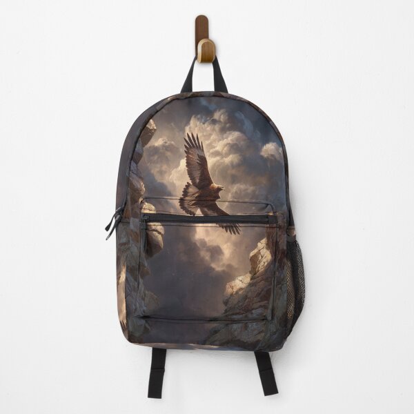 Item preview, A powerful Golden Eagle descending toward rocky cliffs, Birds in Motion designed and sold by CDC40.