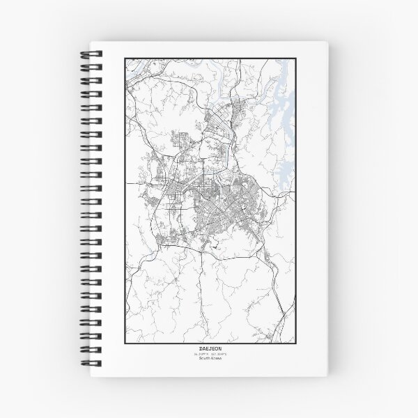 Item preview, Daejeon City Line Art Vertical designed and sold by DrawMeACity.