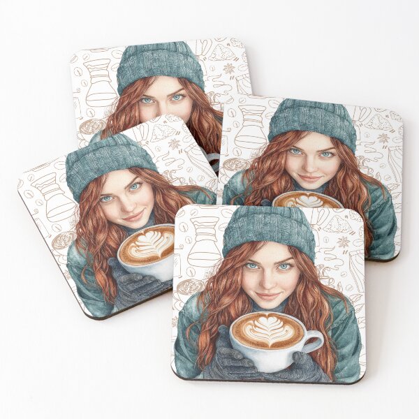 Item preview, Coffee Lover Girl Latte Art designed and sold by Angellacelin.