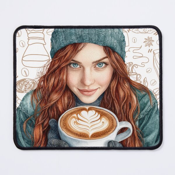 Item preview, Coffee Lover Girl Latte Art designed and sold by Angellacelin.