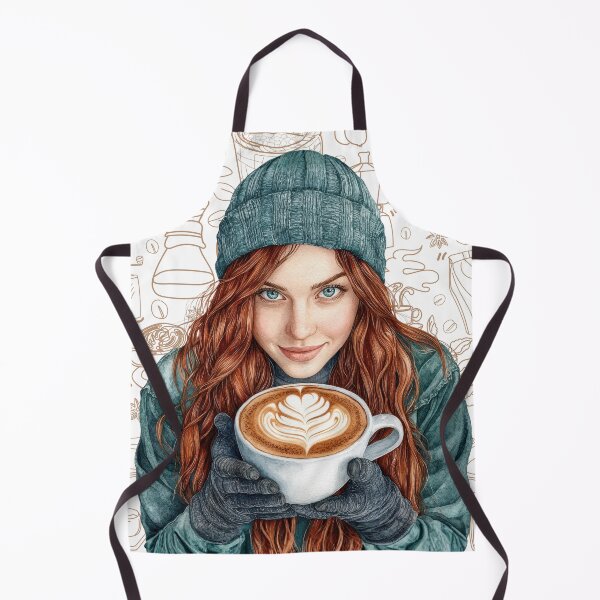 Item preview, Coffee Lover Girl Latte Art designed and sold by Angellacelin.