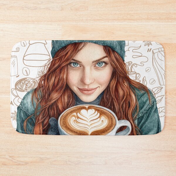 Item preview, Coffee Lover Girl Latte Art designed and sold by Angellacelin.