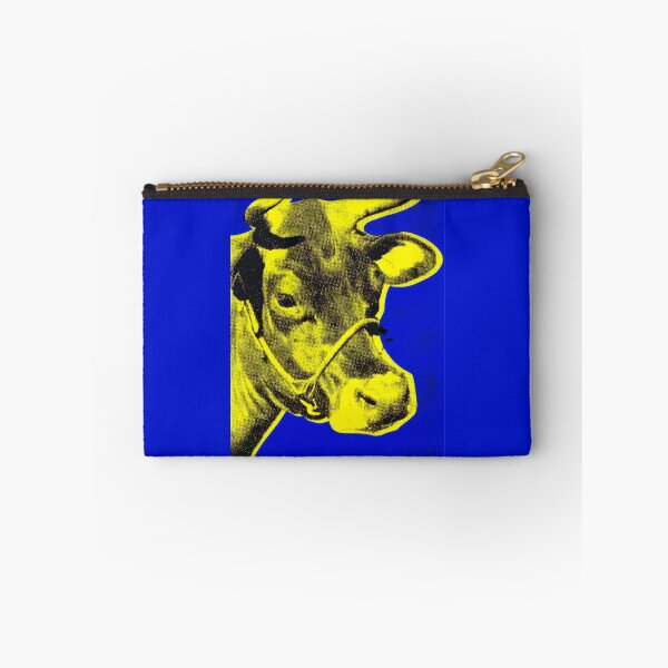 Item preview, Pop Art - Cow Blue Yellow designed and sold by ArtPlus+.