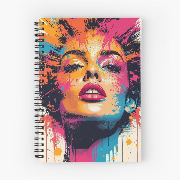 Artikelvorschau, Farbenfrohes abstraktes Pop-Art-Frauenporträt entworfen und verkauft von FredyDesignHub.