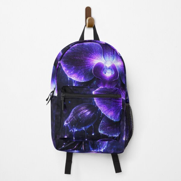 Item preview, Glowing Purple Orchid Galaxy Aesthetic Art designed and sold by KnitOfShadoF.