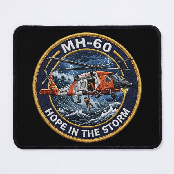 Item preview, MH‑60 Hope in the Storm – Tactical Rescue Emblem designed and sold by ArtDreams92.