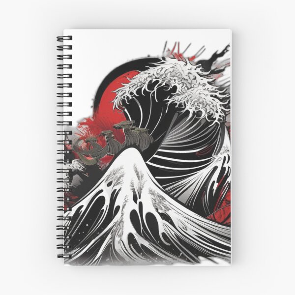 Item preview, Epic Wave Battle: Japanese Style Art | Storm and Samurai Illustration designed and sold by Bad7Wear.