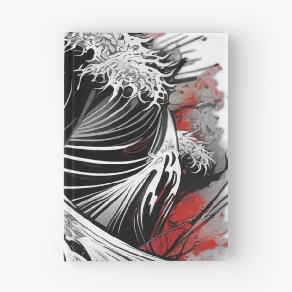 Item preview, Epic Wave Battle: Japanese Style Art | Storm and Samurai Illustration designed and sold by Bad7Wear.