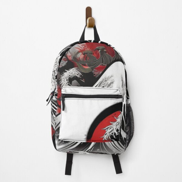 Item preview, Epic Wave Battle: Japanese Style Art | Storm and Samurai Illustration designed and sold by Bad7Wear.
