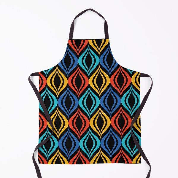 Item preview, Colorful Mid-Century Geometric Pattern - Retro 70s Rhythmic Art designed and sold by KojourinArt.