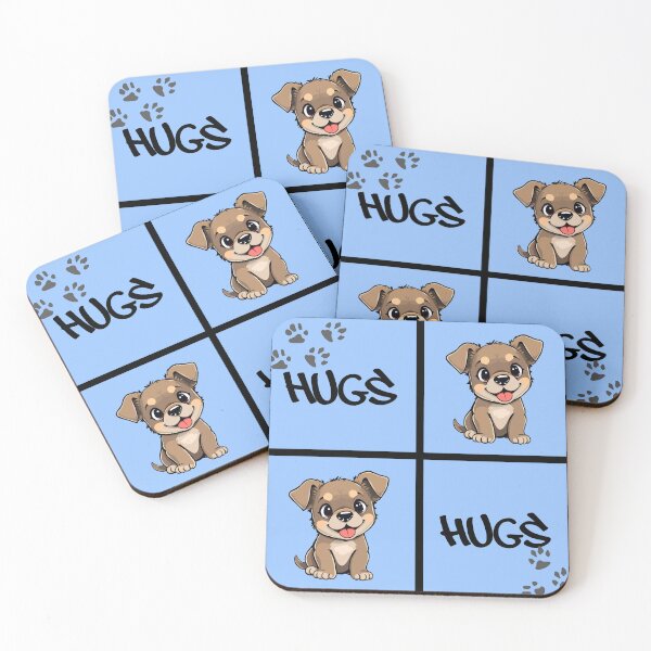 Item preview, Hugs, love for crazy puppies designed and sold by Alvania.
