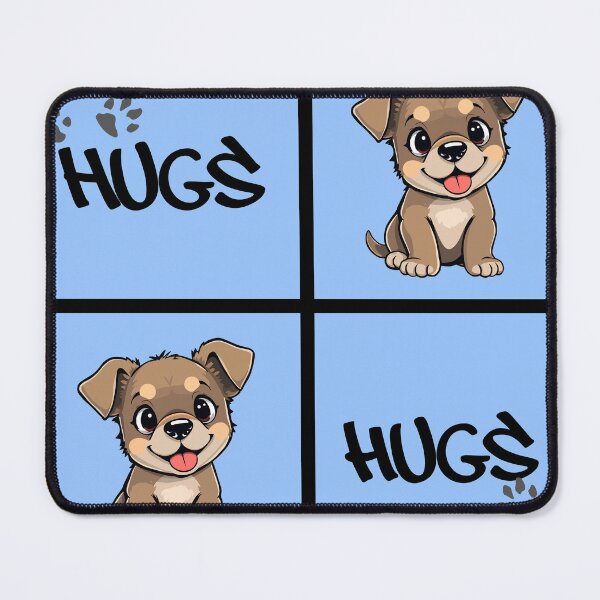 Item preview, Hugs, love for crazy puppies designed and sold by Alvania.