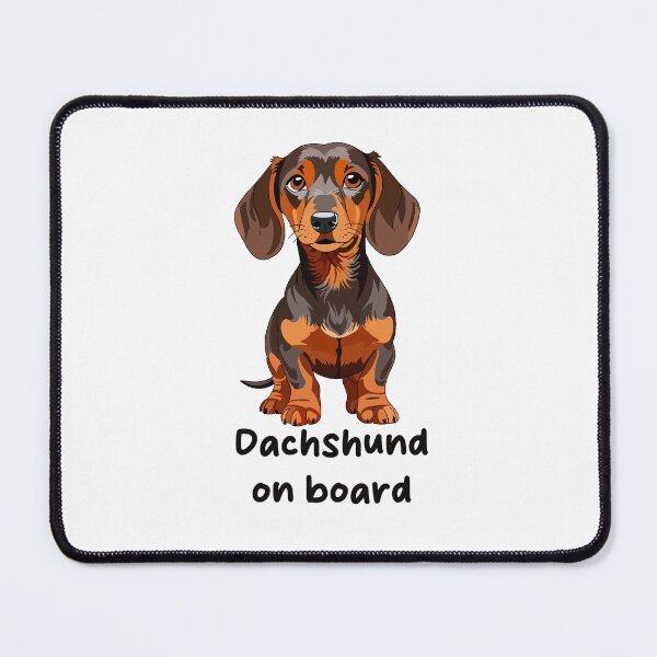 Item preview, Dachshund on board designed and sold by klebtgut.