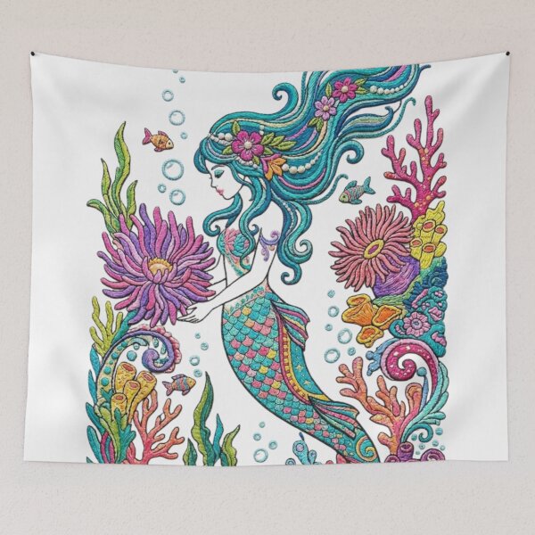 Item preview, beautiful mermaid designed and sold by PP&RAINBOW SHOP.