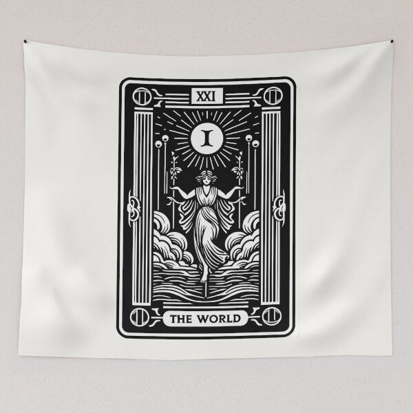 Item preview, The World tarot card designed and sold by Roberta Calabrese.