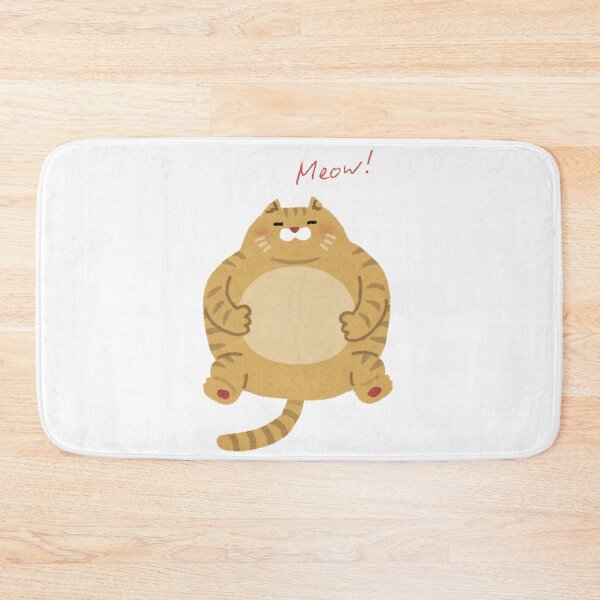 Item preview, Orange fat cat designed and sold by Magole Art.