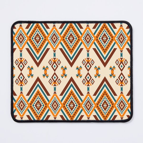 Item preview, A classic Native Ethnic pattern in orange-yellow tones with brown borders. designed and sold by Nengsang.