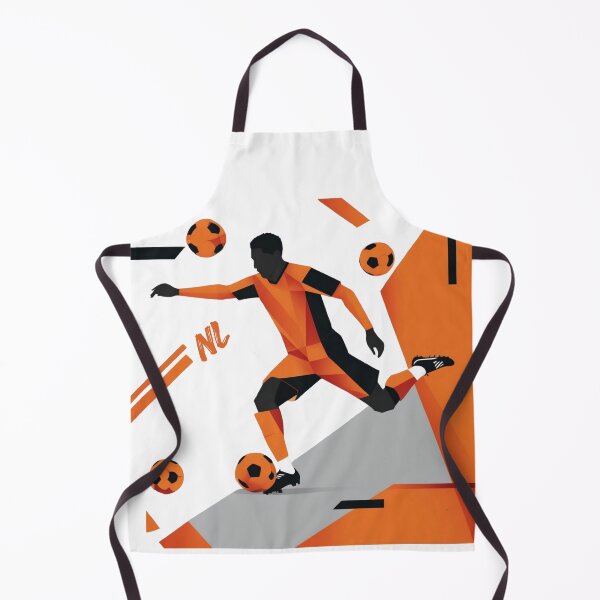 Item preview, Modern Dutch Football Player Geometric Silhouette Art designed and sold by PMTaurus.