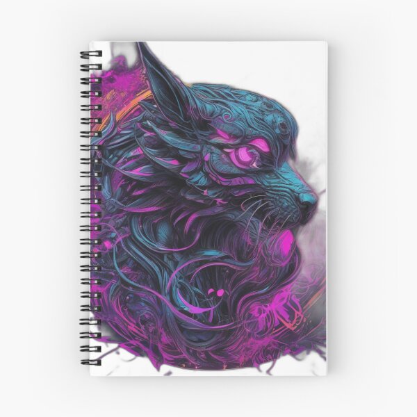Item preview, Neon Cat - Futuristic Abstract Art designed and sold by Bad7Wear.