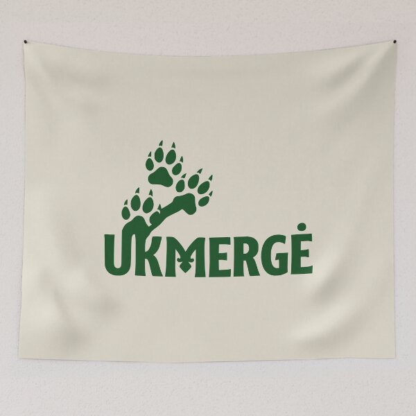 Item preview, Ukmerge Green Paw Tree Typography Design designed and sold by EimSol.
