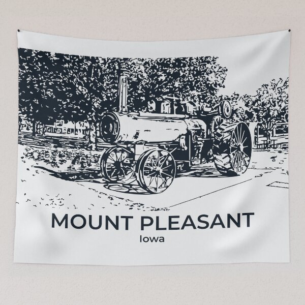 Item preview, Mount Pleasant - Iowa designed and sold by Lakeric Cityscapes.