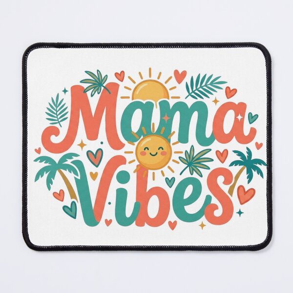 Item preview, Mama Vibes Tropical Cute Mother’s Day Summer Shirt designed and sold by VISO-art.