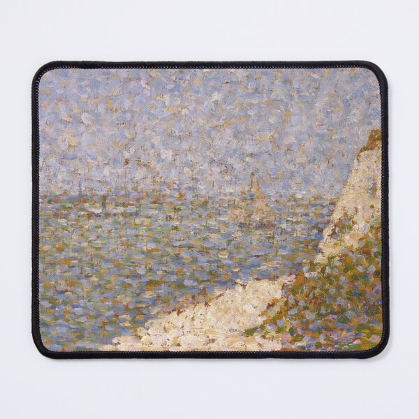 Item preview, Preparatory Sketch for La Grève du Bas Butin by Georges Seurat: Coastal Pointillist Poster designed and sold by artofuniverse.