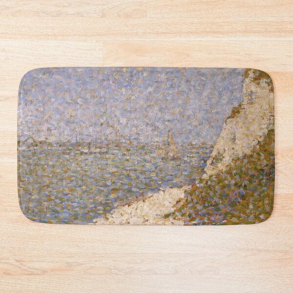 Item preview, Preparatory Sketch for La Grève du Bas Butin by Georges Seurat: Coastal Pointillist Poster designed and sold by artofuniverse.