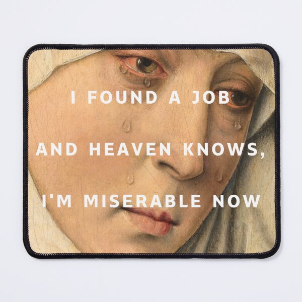 Item preview, The Smiths Lyrics Heaven Knows I'm Miserable Now Classic Art Funny designed and sold by JoSisters.