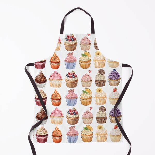 Item preview, Colorful Cupcake Pattern Sweet Dessert Illustration designed and sold by Cutethings3.