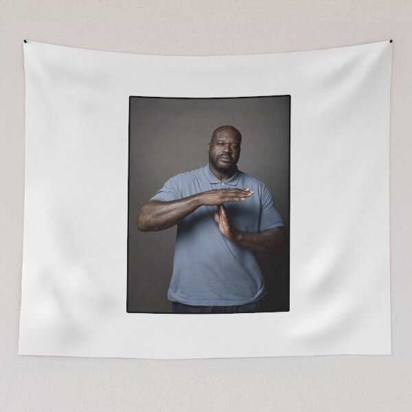 Item preview, SHAQ / SHAQUILLE O’NEAL TIME OUT / SLOW DOWN MEME WITHOUT TEXT GIF designed and sold by Python Designs .